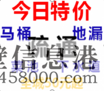 【專業(yè)疏通】低價馬桶疏通、下水道疏通、蹲便、衛(wèi)生間有異味、換